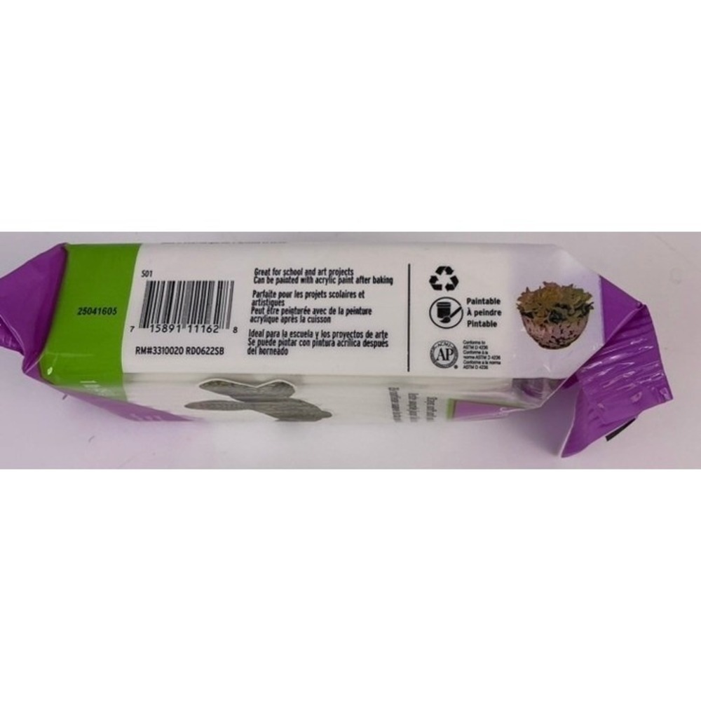 Original Sculpey Oven-Bake Clay‎ White 1lb 454g Polymer Modeling Clay S01 - Picture 5 of 5